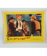 Terror in a Texas Town Cowboy Western Thriller Sterling Hayden 4 Lobby C... - £12.59 GBP