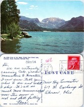 Colorado Grand Lake Rocky Mountain National Park Posted Mt. Baldy 1956 Postcard - £7.51 GBP
