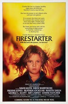1984 Firestarter Movie Poster 11X17 Drew Barrymore Charlie Heather Locklear  - £9.15 GBP