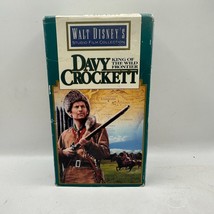 Walt Disneys Davy Crockett King Of The Wild Frontier VHS Video Tape - £7.33 GBP