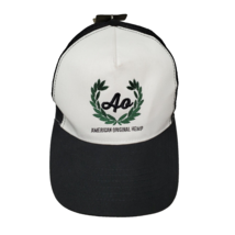 American Original Hemp Leaf Mesh Trucker Baseball Cap Hat Snapback Recyc... - $9.46