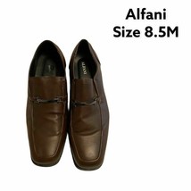 ALFANI Men&#39;s Size 8.5M Nate Brown Moc Toe Loafer, Slip-On, Manmade - £24.36 GBP