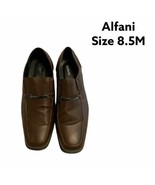 ALFANI Men&#39;s Size 8.5M Nate Brown Moc Toe Loafer, Slip-On, Manmade - £24.83 GBP