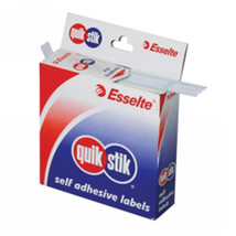 Quik Stik Self-Adhesive White Label Dispenser (19x63mm) - £25.37 GBP