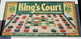 Kings Court The Original Game of Super Checkers 1989 Complete - £39.81 GBP