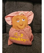 VTG 1987 SMALL FRY Pink Couch Potato Spud Burlap Diaper Baby Bonnet Doll... - $277.19 MXN