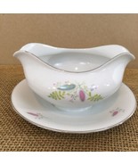 Edelstein Bavaria Jeanette 18779 Fine China Dinnerware Gravy Boat - £11.58 GBP