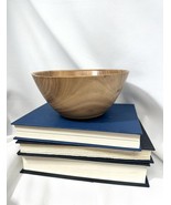 Artisan turned wood Bowl Elm Wood Jim Bewley PA Signed 2008 - £29.49 GBP