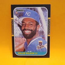 1987 Donruss #96 Willie Wilson Kansas City Royals Baseball Card - £0.96 GBP