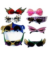 4 PAIR OF CRAZY NOVELTY PARTY GLASSES funny eyewear for parites party fa... - £7.48 GBP