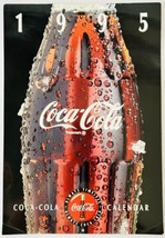 Coca Cola Calendar for 1995 Humorous Contour Bottle Design Art 12&quot; x 8.5&quot; - £22.77 GBP
