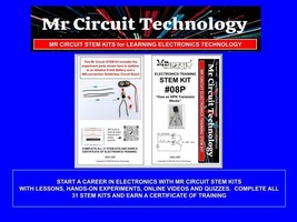Basic Electronics  - STEM KIT #08-P - &quot;How an NPN Transistor Works&quot; - Mr Circuit - £6.34 GBP