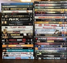 Lot of 46 Used pre-owned ASSORTED DVD Movies 46+Bulk DVDs Lot Wholesale - $37.39