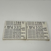 NOS 2 MYLAR 7” REELS 1.5 MIL CONCERT RECORDING TAPES 1200 FT. SUPER STRE... - $350.94 MXN