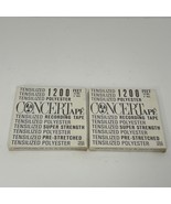 NOS 2 MYLAR 7” REELS 1.5 MIL CONCERT RECORDING TAPES 1200 FT. SUPER STRE... - $18.73