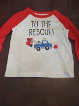&quot;To The Rescue&quot; Boys 24 Months Long Sleeve Shirt - £10.25 GBP
