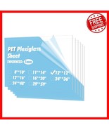 Clear 12x12&quot; Flexible Acrylic Sheets - Perfect for DIY Projects &amp; Displays - $48.50