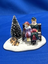 Lemax - Park Bench People - Village Collection Table Accents No Box Read - $10.00