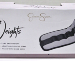 NEW JESSICA SIMPSON WEARABLE WEIGHTS WHITE 2 lb. PER WEIGHT ANKLE - ADJU... - $23.74