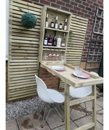 wall mounted garden bar with fold down table - €121,51 EUR
