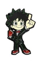 My Hero Academia Anime Deku Izuku Midoriya Figure Metal Enamel Pin NEW U... - £7.65 GBP