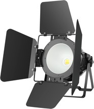 Betopper Stage Spotlight With Barn Door And 200W Cob Stage Light, Warm A... - £162.40 GBP