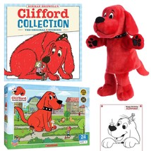 Clifford The Big Red Dog Gift Set - Six Stories Puppet, Puzzle and Activity Page - £61.69 GBP