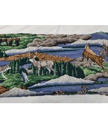 Cranston VIP Cotton Fabric 9.5 Yards x 45&quot; Wildlife Alaska Bear Wolf Dee... - €21,86 EUR