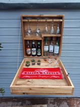 Rustic Tiber handmade wall mounted outdoor living garden bar - $95.00