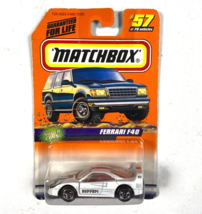 Matchbox Ferrari F40 Super Cars #57 Diecast Toy Car 1997 NEW - $12.95