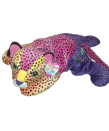 Vintage 90&#39;s Lisa Frank Hunter Leopard 32&quot; JUMBO Plush w/Tag SUPER NICE - $183.15