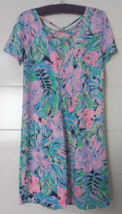 Lilly Pulitzer Women&#39;s V Neck Dress Multicolor Print Size S NWOT - $39.01 CAD