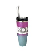 Gradient Vacuum Insulated Tumbler Frosty Cup Vacuum Bottle 30oz 900ml Ca... - £16.29 GBP