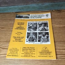 George Mason University Basketball Magazine Program Vs Liberty 1987 - £10.21 GBP