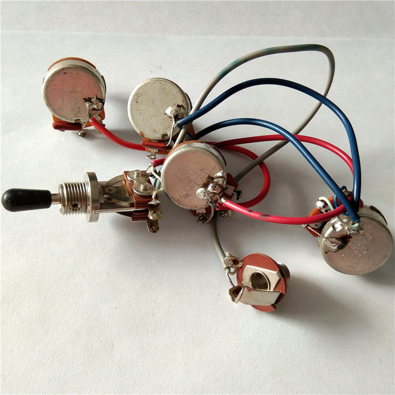 Korean Electric Guitar/Electric Bass Circuit, JS B500k Volume ALPHA A500... - $18.90