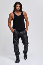 Suvi NYC Men&#39;s leather pants. 100 % real Turkish leather. Lambskin. Soft.  - £469.93 GBP
