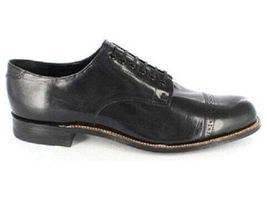 Stacy Adams Madison Men's Shoes Biscuit lace up Soft Leather Black 00012 image 4