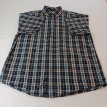 Carhartt Men's Multicolor Cotton Button-Down Collar Casual Check Shirt Size L image 10