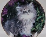 Purrfection Collector Plate Franklin Mint By Nancy Matthews Kitten Cat K... - $16.00