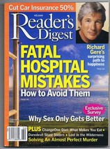 ORIGINAL Vintage February 2003 Reader&#39;s Digest No Label Richard Gere - £11.76 GBP