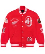 DSHARKS Detroit Red Wings OVO Collaboration Red Wool Varsity Jacket - €128,74 EUR+