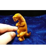 (Y-DIN-TY-704) Jasper T-REX Tyrannosaurus DINOSAUR gemstone carving FIGU... - $17.53