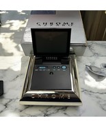 Vtg 2000 Chrome Azzaro Promo Clock With Stand New In Box Fragrance GWP - $390.60 MXN