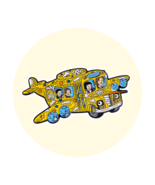 The Magic School Bus Enamel Pin: Flying Bus - $12.90