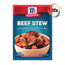 Full Box 12x Packs McCormick Beef Stew Seasoning Mix No Artificial Flavors 1.5oz - $38.47