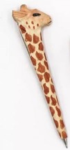 Giraffe Wooden Pen Hand Carved Wood Ballpoint Hand Made Handcrafted V09 - £6.20 GBP