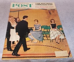 Saturday Evening Post Magazine January 30 1960 Amos Sewell Cover Cooperstown - £6.33 GBP
