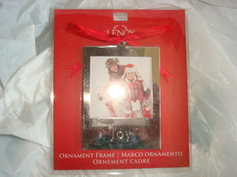 Lenox Joy Picture Frame Ornament Christmas Holiday 3.25&quot; - £14.23 GBP