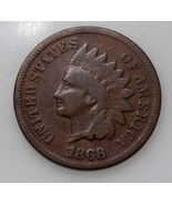 1863 1C Indian Cent in Good Condition, Brown Color, Full Strong Rims! - €56,10 EUR