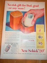 Vintage Schick Razor Magazine Advertisement 1950&#39;s - £5.51 GBP